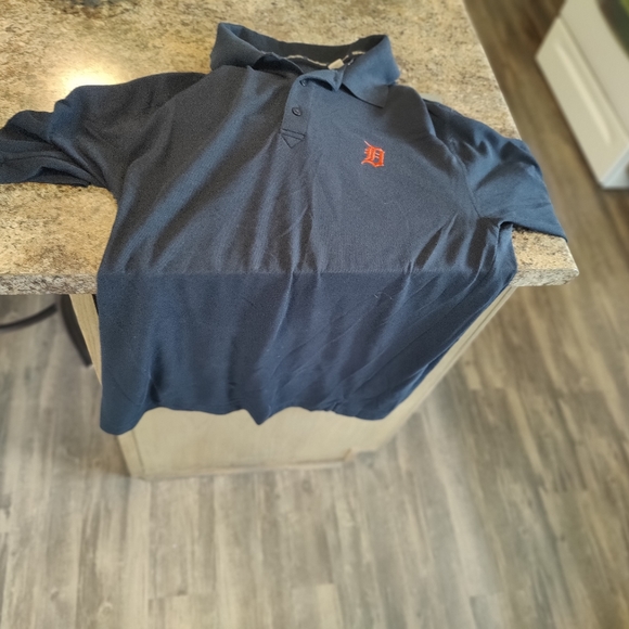 Detroit Tigers Blue Polo Away Logo - Picture 1 of 1